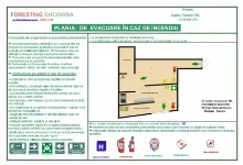 Poza cu Plan de evacuare în caz de incendiu (personalizat)